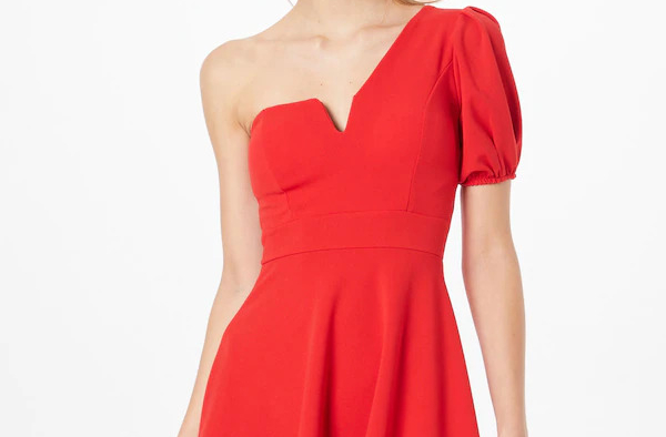 Vestido de cocktail vermelho (37,90€)
