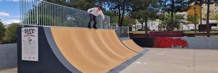 Novo skate parque da Amora vai ter 1600 metros quadrados e rampas de madeira